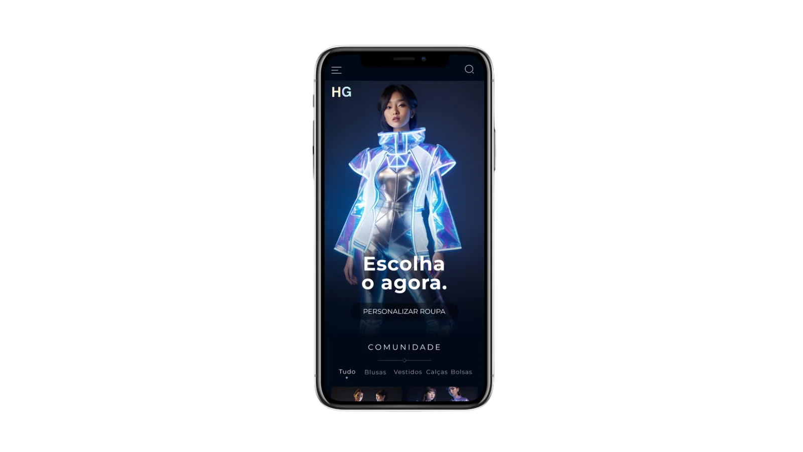 HoloGlam — app